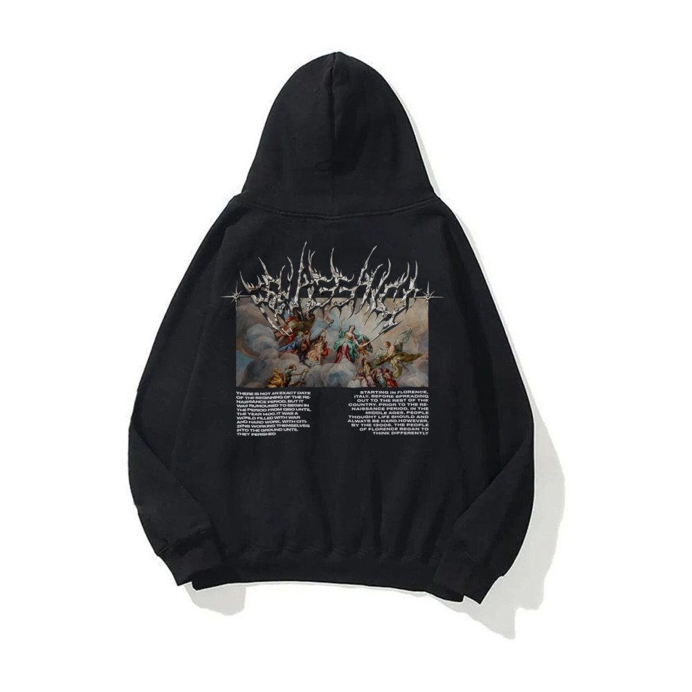 Trendiz Unisex Angel Sweatshirt Siyah L Beden Bayan Sweatshirt Fiyatı
