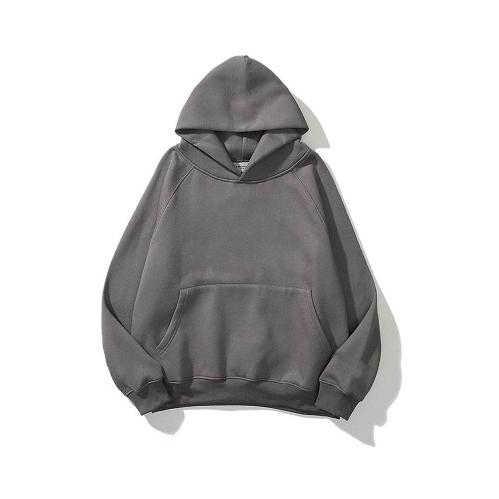 Trendiz Unisex Antrasit Basic Sweatshirt Hoodie M Beden Bayan Sweatshirt Fiyatı