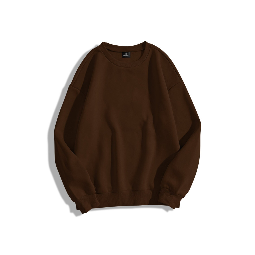 Trendiz Unisex Basic Bisiklet Yaka Sweatshirt XXL Beden Bayan Sweatshirt Fiyatı