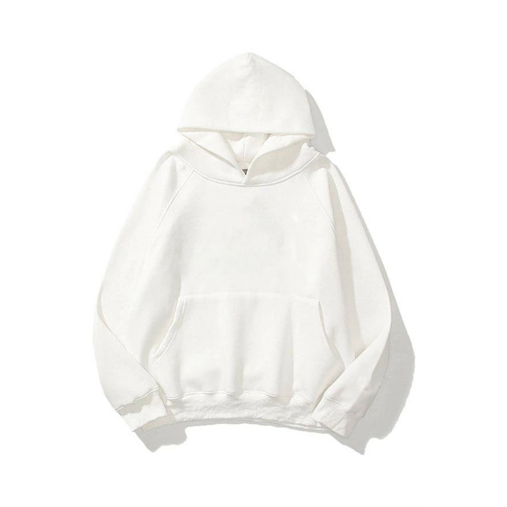 Trendiz Unisex Beyaz Basic Sweatshirt Hoodie XL Beden Bayan Sweatshirt Fiyatı
