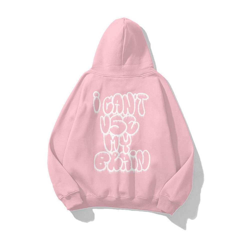 Trendiz Unisex I Cant Use My Brain Sweatshirt Pembe XL Beden Bayan Sweatshirt Fiyatı