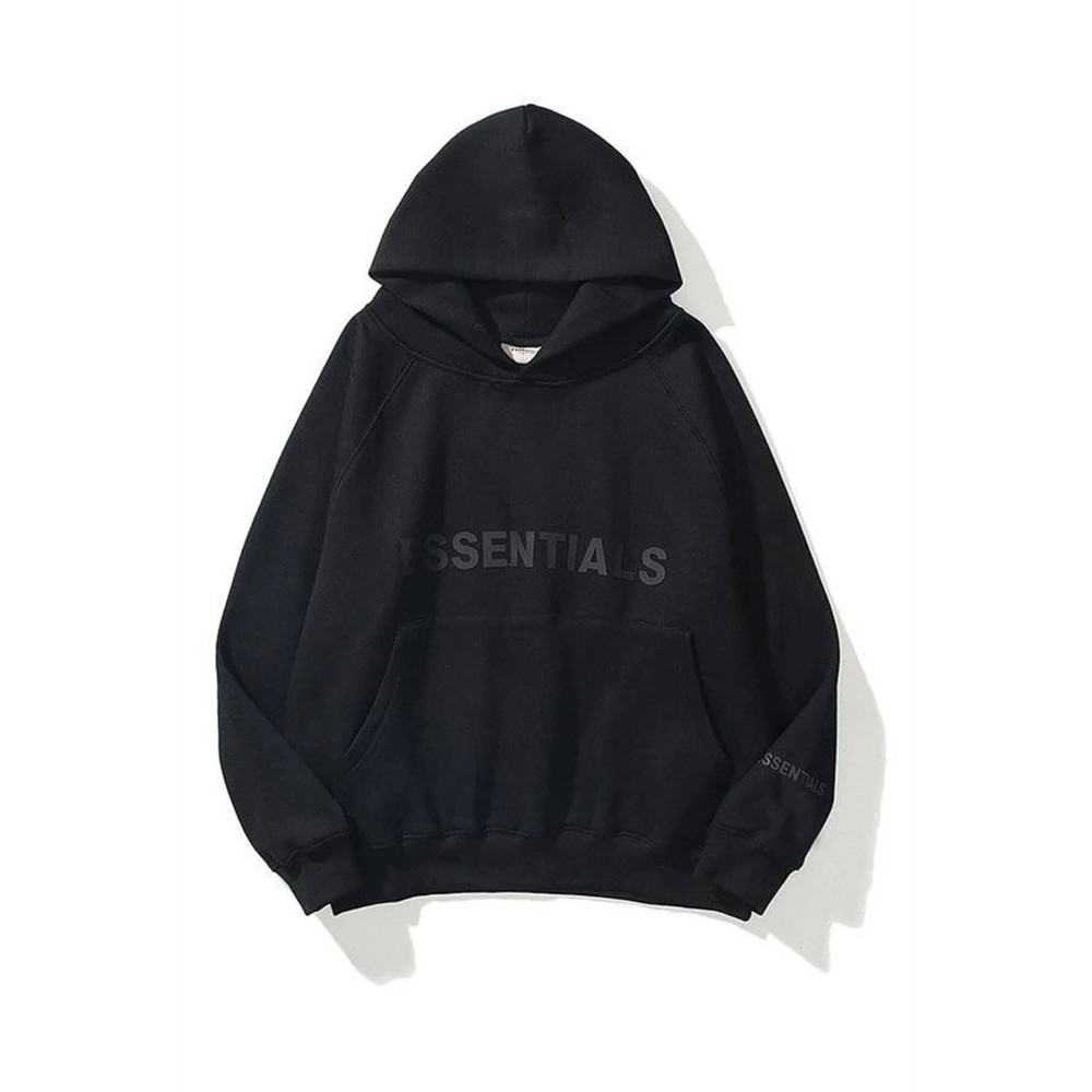 Trendiz Unisex Siyah Essentials Sweatshirt XS Beden Bayan Sweatshirt Fiyatı