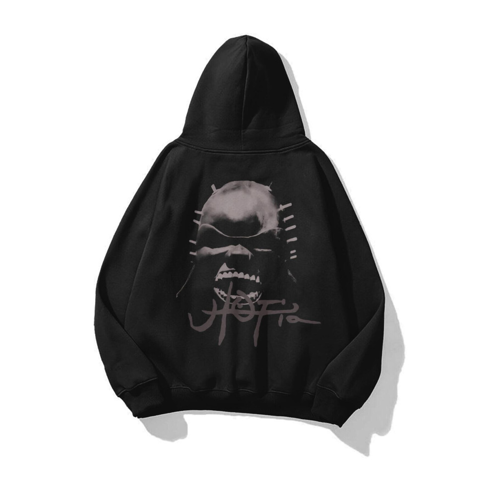 Trendiz Unisex Utopia Mask Travis Scott Sweatshirt Siyah XXL Beden Bayan Sweatshirt Fiyatı