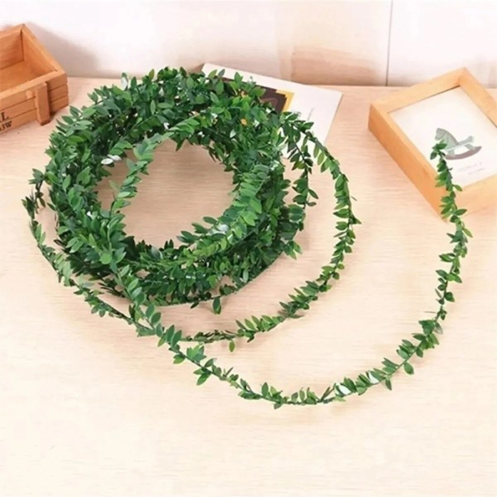 Trendkent Telli Taç Sarmaşık Minik Yaprak (1 Cm) Şerit Yapay Çiçek, Kötü Görüntü Kapatıcı, Boru Süsü - 2 METRE Ev & Dekorasyon Aksesuarları Fiyatı