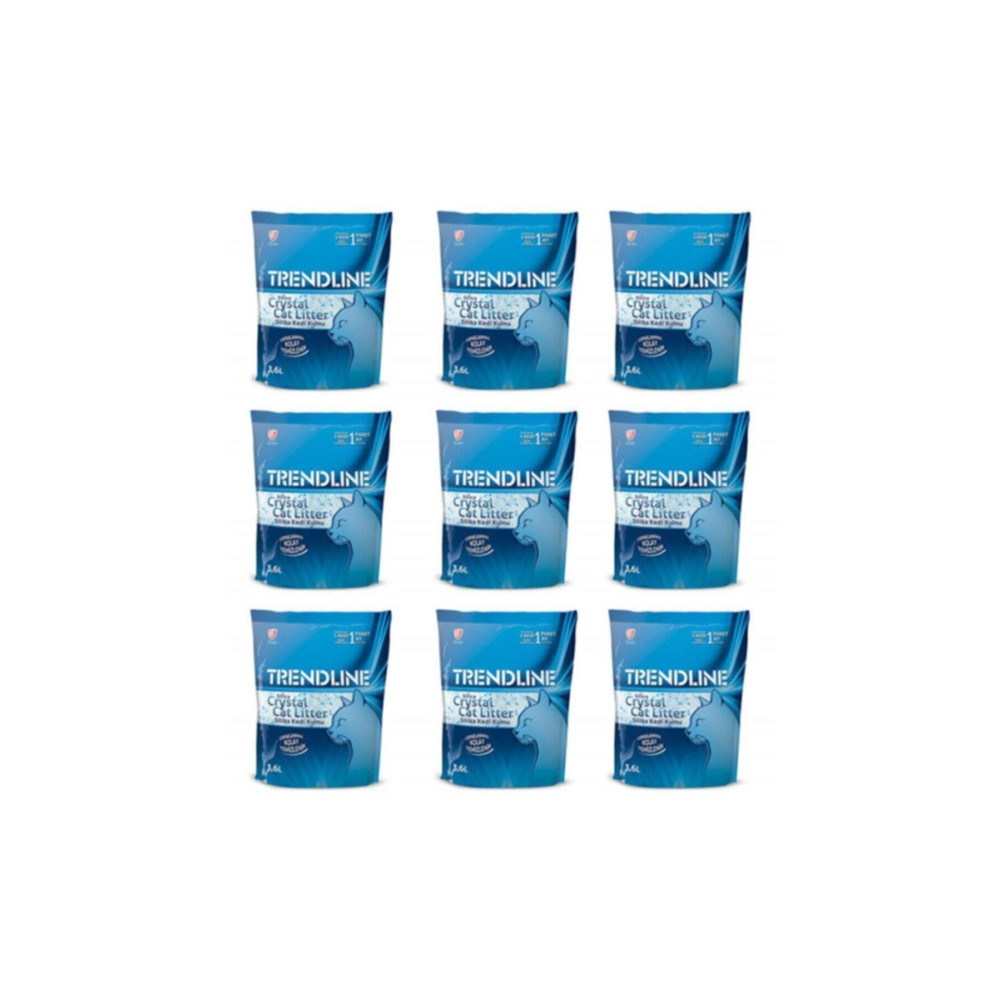 Trendline Kristal Silika Kedi Kumu - 3.6 lt x 9 Adet Evcil Hayvan Ürünleri Fiyatı