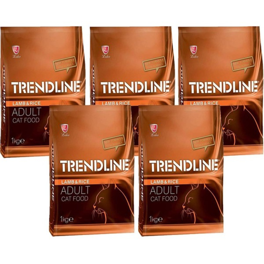 Trendline Kuzu Etli Yetişkin Kuru Kedi Maması 1 kg - 5 Adet Evcil Hayvan Ürünleri Fiyatı