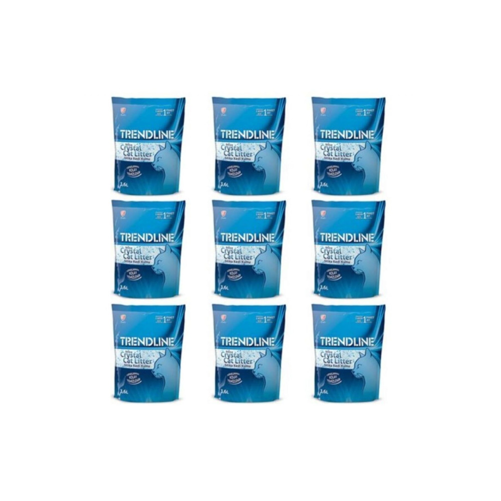 Trendline Silika Kristal Kedi Kumu Tozsuz 3.6 Lt X 9 Adet Evcil Hayvan Ürünleri Fiyatı