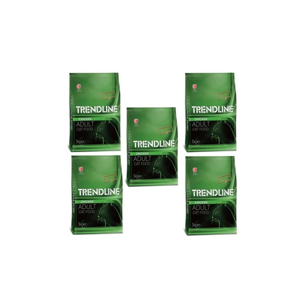 Trendline Tavuklu Kedi Kuru Maması - 1 kg x 5 Adet Evcil Hayvan Ürünleri Fiyatı