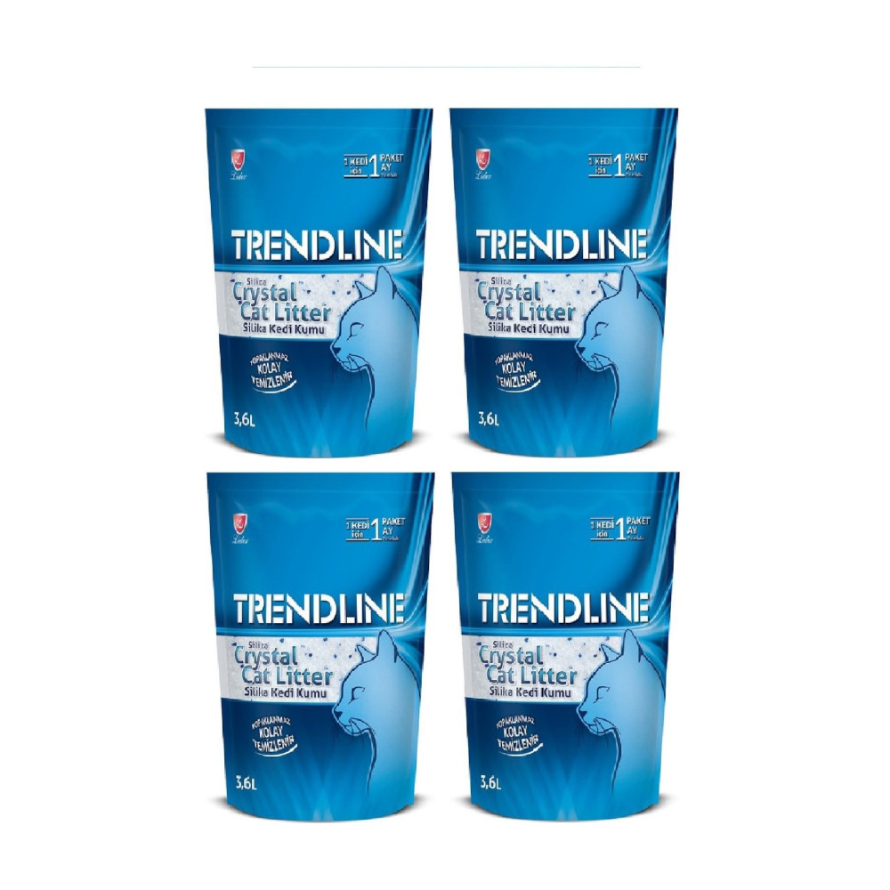 Trendline Tozsuz Silika Kedi Kumu 3.6 Lt 4 Adet Evcil Hayvan Ürünleri Fiyatı