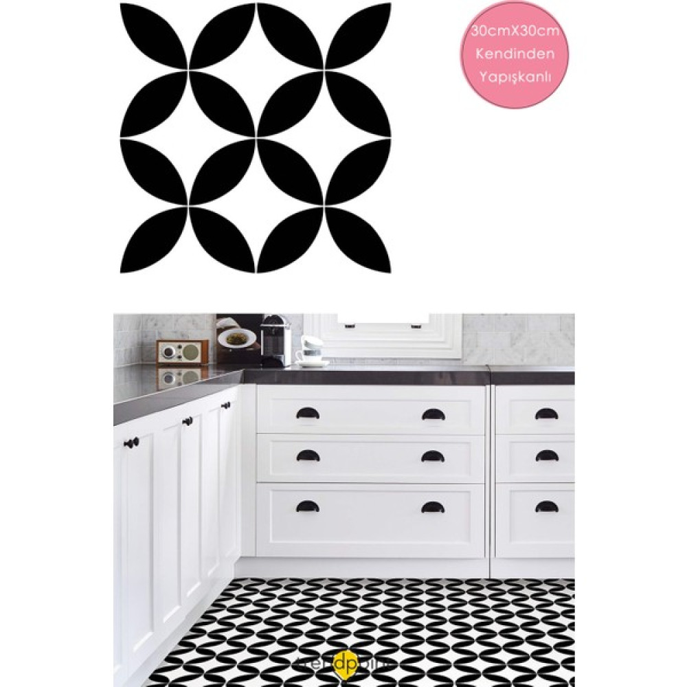 Trendpoint 1Adet Lvt Zemin ve Duvar Kaplama Kendinden Yapışkanlı 30CM×30CM Mutfak Banyo Antre Karo - 30 x 30 cm Duvar Kağıdı Fiyatı