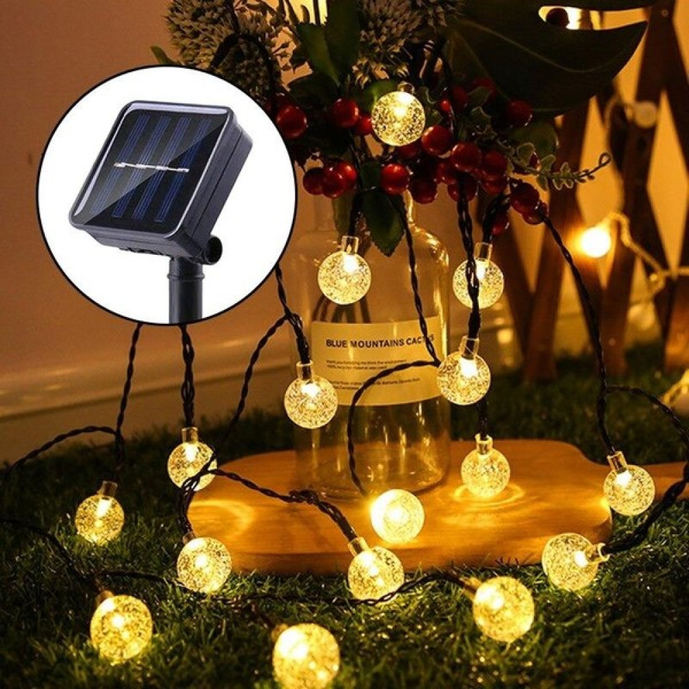 Trendpoint 20 Toplu Sarı Işık Solar Kristal Led Modlu Balkon Dekorasyon Bahçe Aydınlatma Güneş Enerji Dış Mekan & Bahçe Oyuncakları Fiyatı