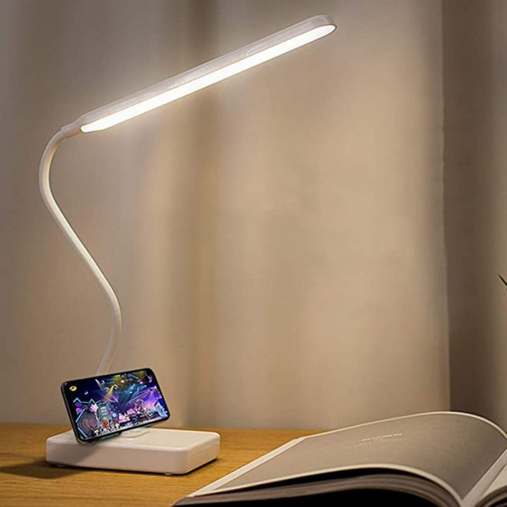 Trendpoint Telefon Tutucu Masa Lambası USB Şarjlı Beyaz Farklı Renk Seçenekli Şık Gece Lambası Ofis Gece Lambası Fiyatı
