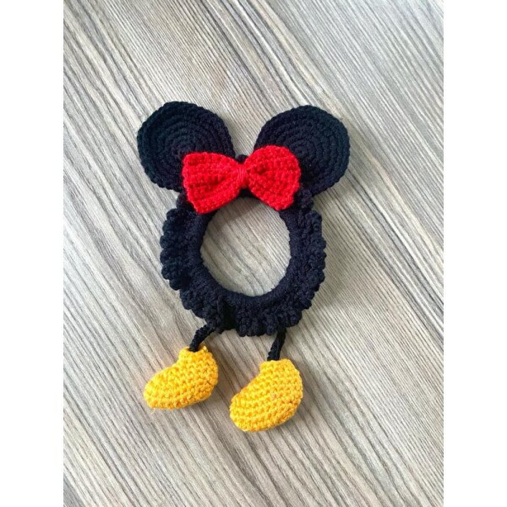 Trendtel Amigurumi Mickey Mouse Lastikli Toka Toka, Taç & Saç Bandı Fiyatı