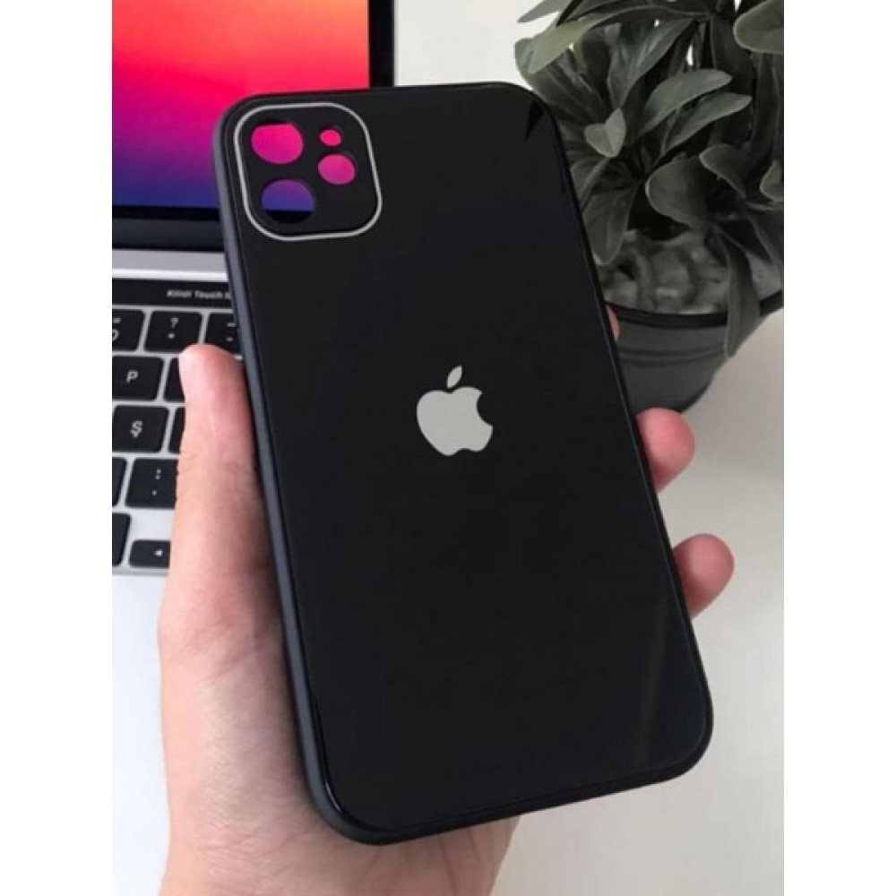 Trendy Kılıf Apple iPhone 11 Uyumlu Cam Kılıf - Siyah Cep Telefonu Kılıfı Fiyatı