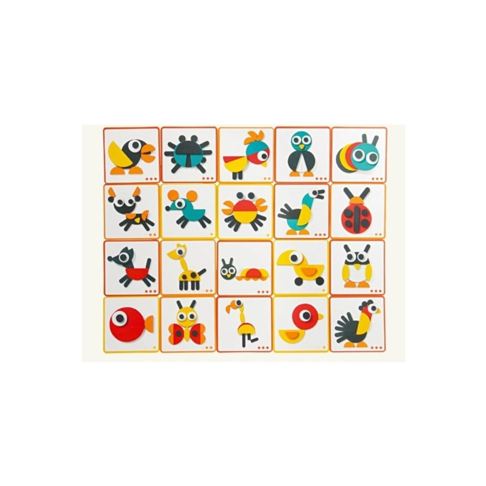 Trendy Toys Yeni Nesil Ahşap Hayvanlar Tangram 29 Ahşap Parça + 20 Kart Eğitici Oyuncak Fiyatı
