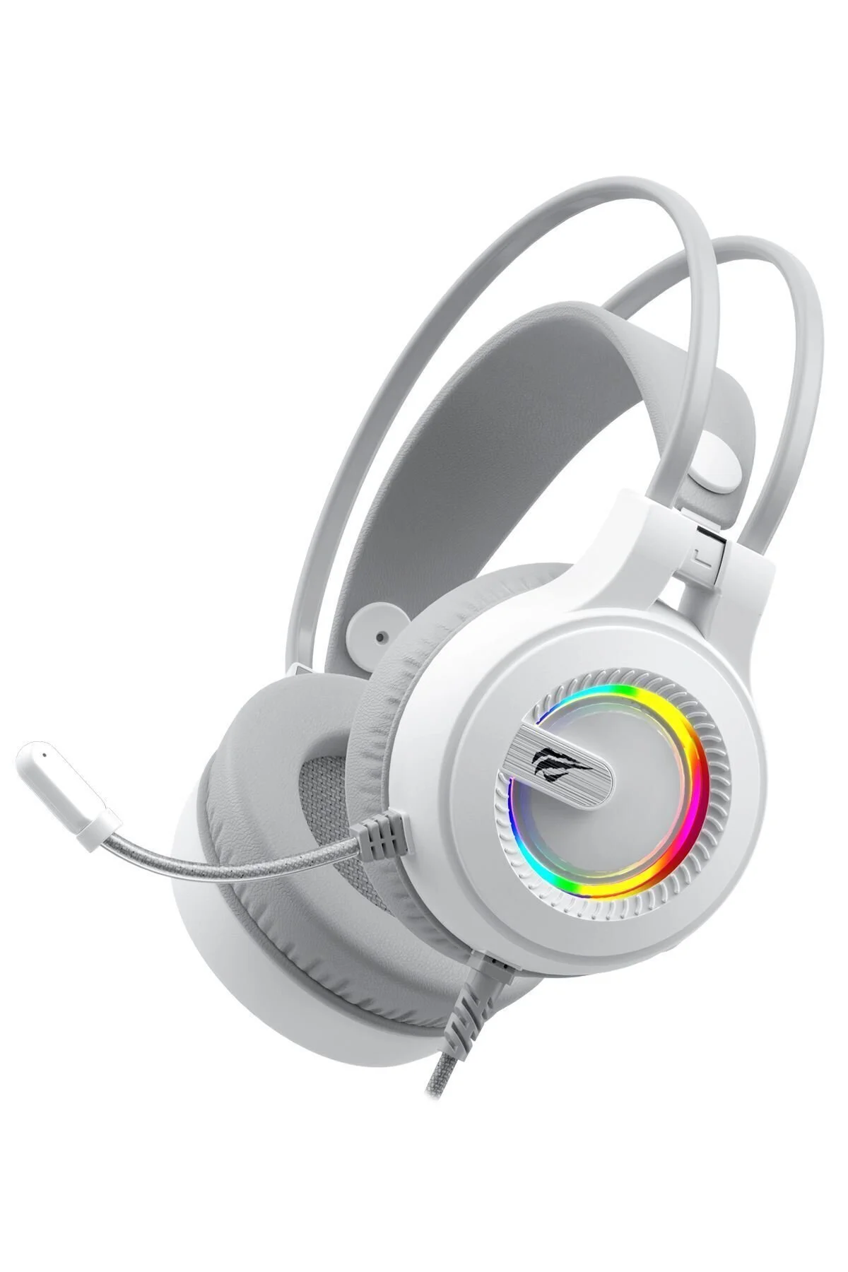 Havit Gamenote H2040D Rgb Aydınlatmalı Mikrofonlu Gaming Oyuncu Kulaklığı - 3.5mm Jack + USB - Beyaz Kulak Üstü Kulaklık Fiyatı