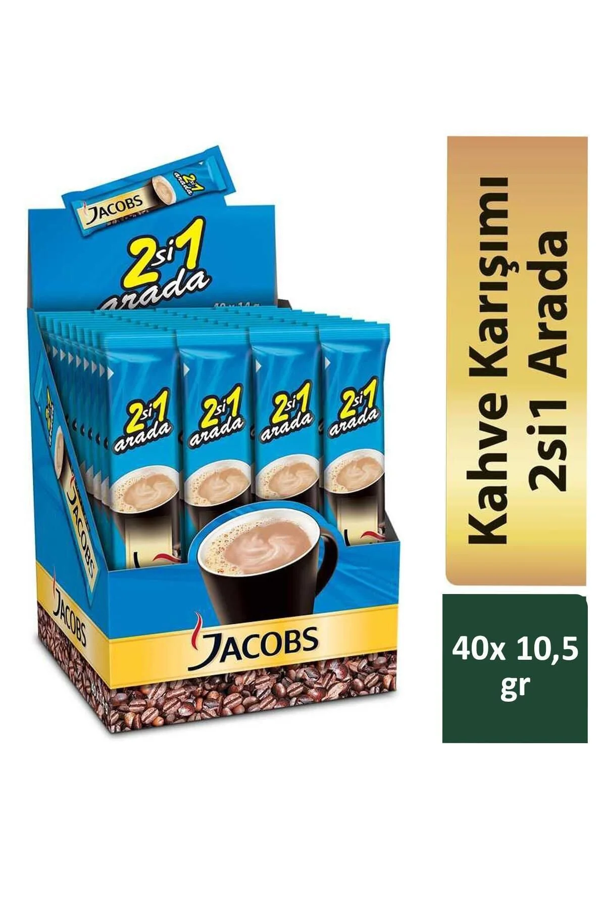 Jacobs 2'si 1 Arada Karışım Kahve 40'lı Kutu Kahve Fiyatı