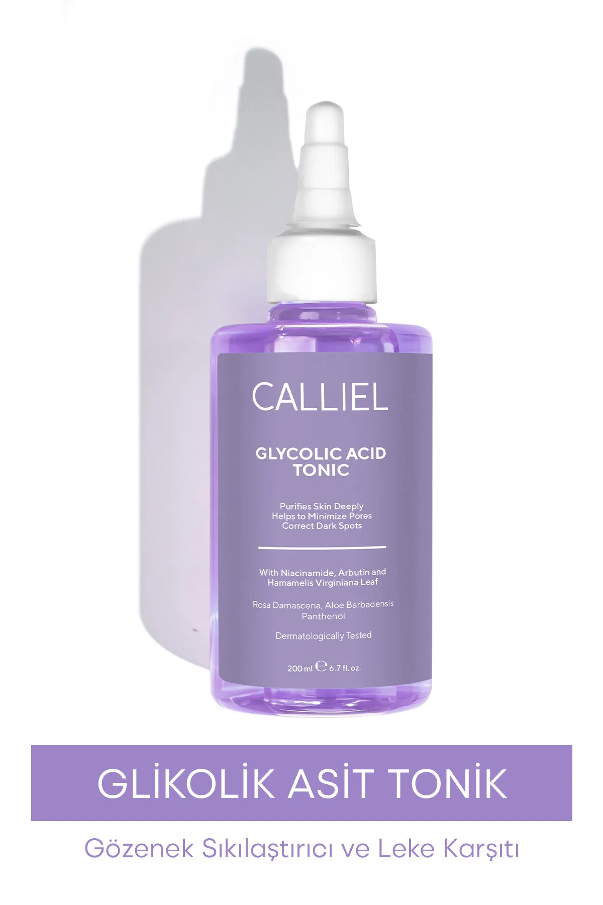 Calliel Glikolik Asit Tonik 200 ml Cilt Temizleme ve Peeling Fiyatı