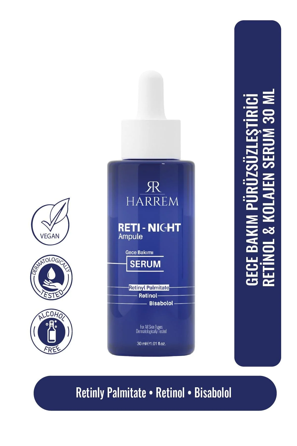 Harrem Reti-Night Serum Yaşlanma Karşıtı Dolgunlaştırıcı Retinol & Kolajen Serum 30 ml Anti-Aging / Yaşlanma Karşıtı Fiyatı