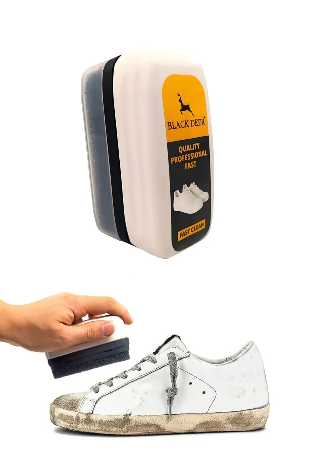 Black Deer Fast Clean Leke ve Kir Ayakkabı Temizleme Süngeri Spor Ayakkabı Temizleme Köpüğü Kadın Ayakkabıları Fiyatı