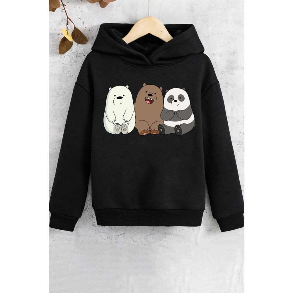 trendypassion Çocuk Kafadar Ayılar Baskılı Sweatshirt 11-12 Yaş Beden Bayan Sweatshirt Fiyatı