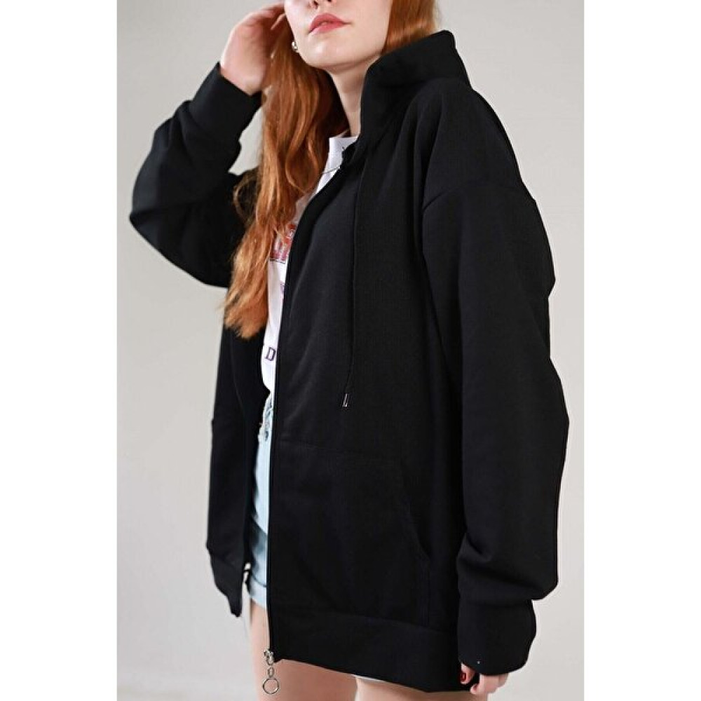 Trendypassion Fermuar Kapüşonlu Sweatshirt Erkek Sweatshirt Fiyatı