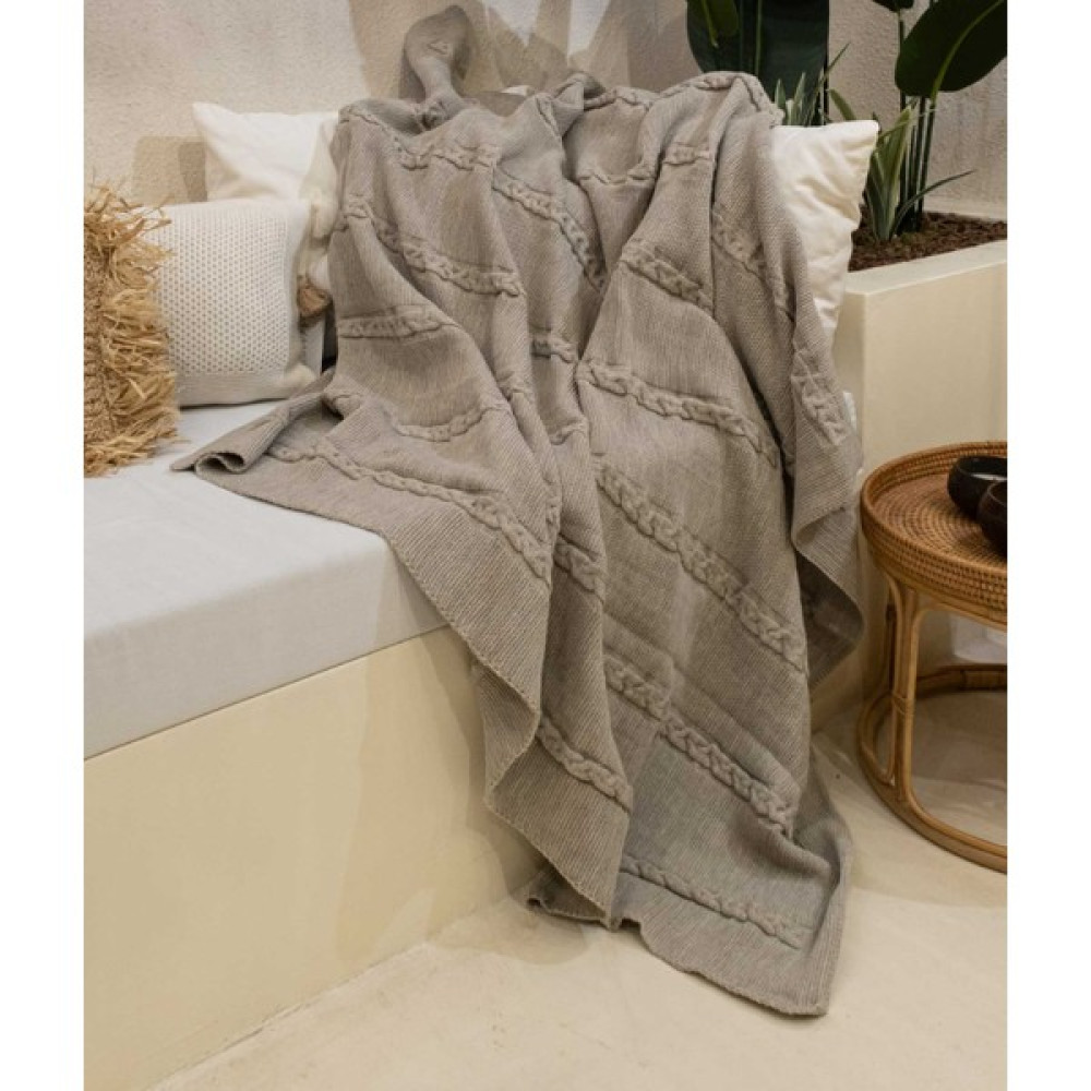 Trenza Vizon Tv Battaniyesi 130x170 15037 - 130 x 170 cm Battaniye Fiyatı