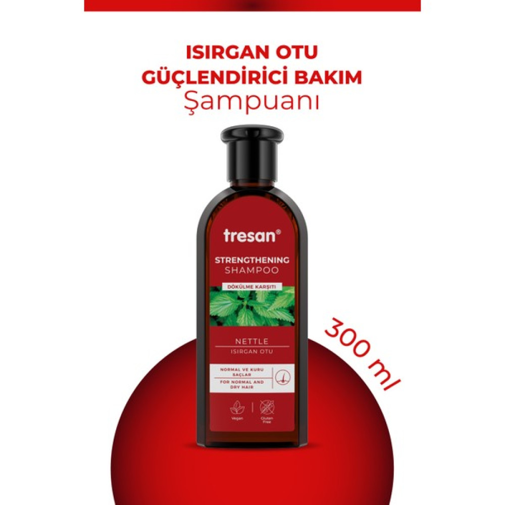 Tresan Isırgan Otu Dökülme Karşıtı ve Bakım Şampuanı 300 ml Normal ve Kuru Saçlar İçin Şampuan ve Saç Kremi Fiyatı
