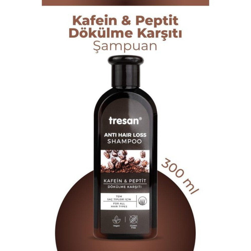 Tresan Kafein & Peptit Dökülme Karşıtı Şampuan 300 ml X2 Şampuan ve Saç Kremi Fiyatı