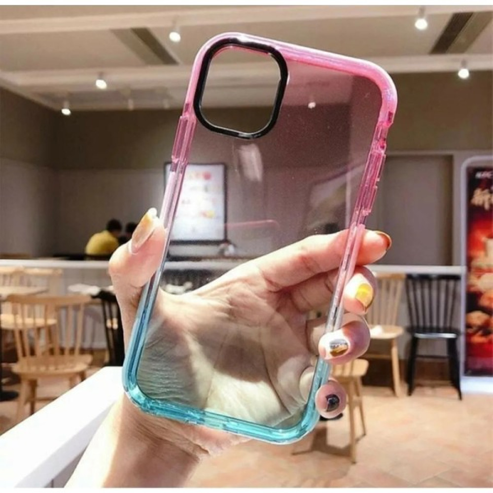 Tria Apple Iphone 11 Premium Rainbow Renkli Yumuşak Şeffaf Silikon Telefon Kılıfı Cep Telefonu Kılıfı Fiyatı