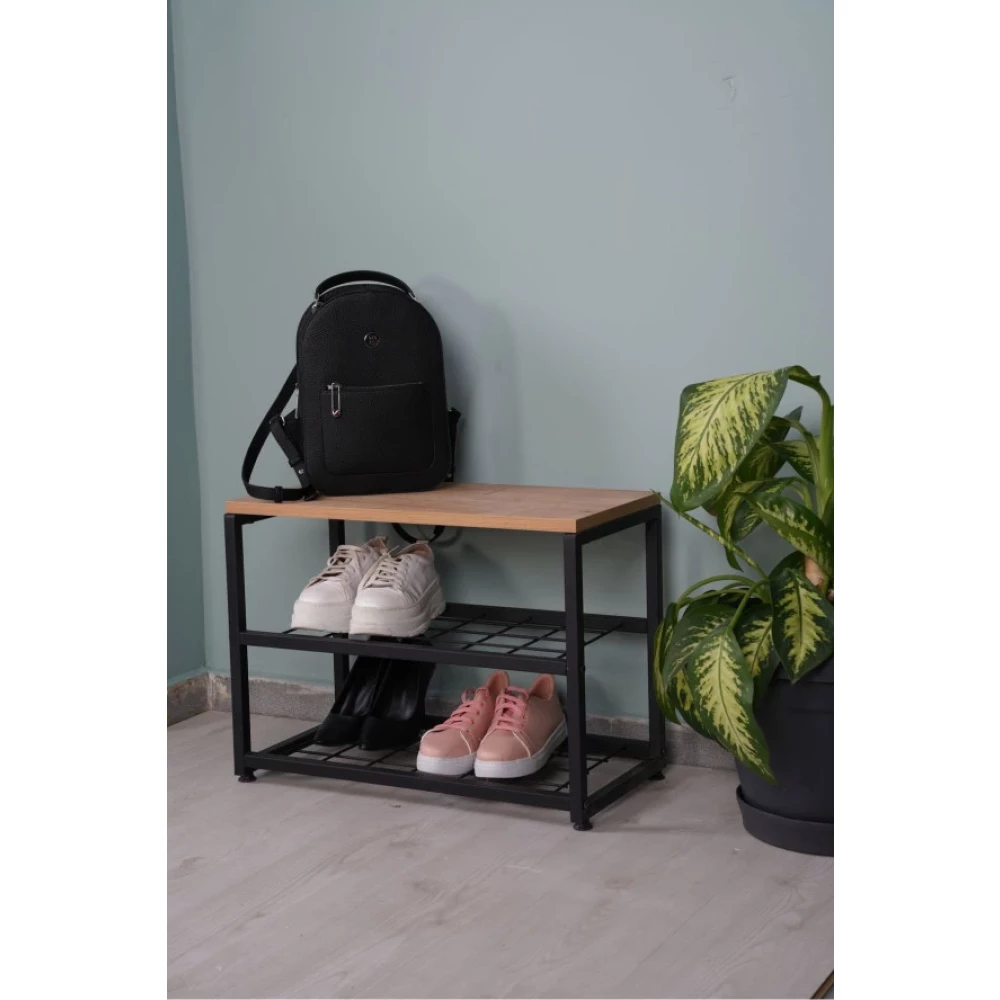 Trıa Home Yakut 3 Raflı Metal Ayakkabılık/Çok Amaçlı Raf Sistemi (60 Cm) Ayakkabılık Fiyatı