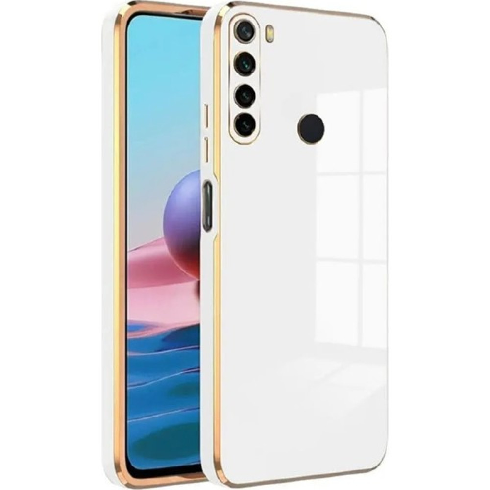 Tria Redmi Note 8 Uyumlu Luxury Yumuşak Silikon Kamera Korumalı Telefon Kılıfı - Beyaz Cep Telefonu Kılıfı Fiyatı