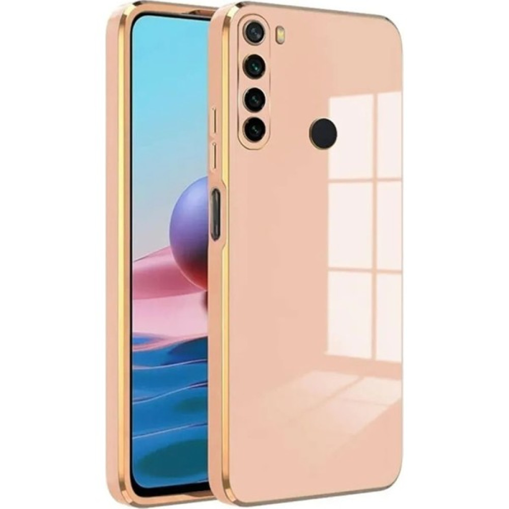 Tria Redmi Note 8 Uyumlu Luxury Yumuşak Silikon Kamera Korumalı Telefon Kılıfı - Gold Cep Telefonu Kılıfı Fiyatı
