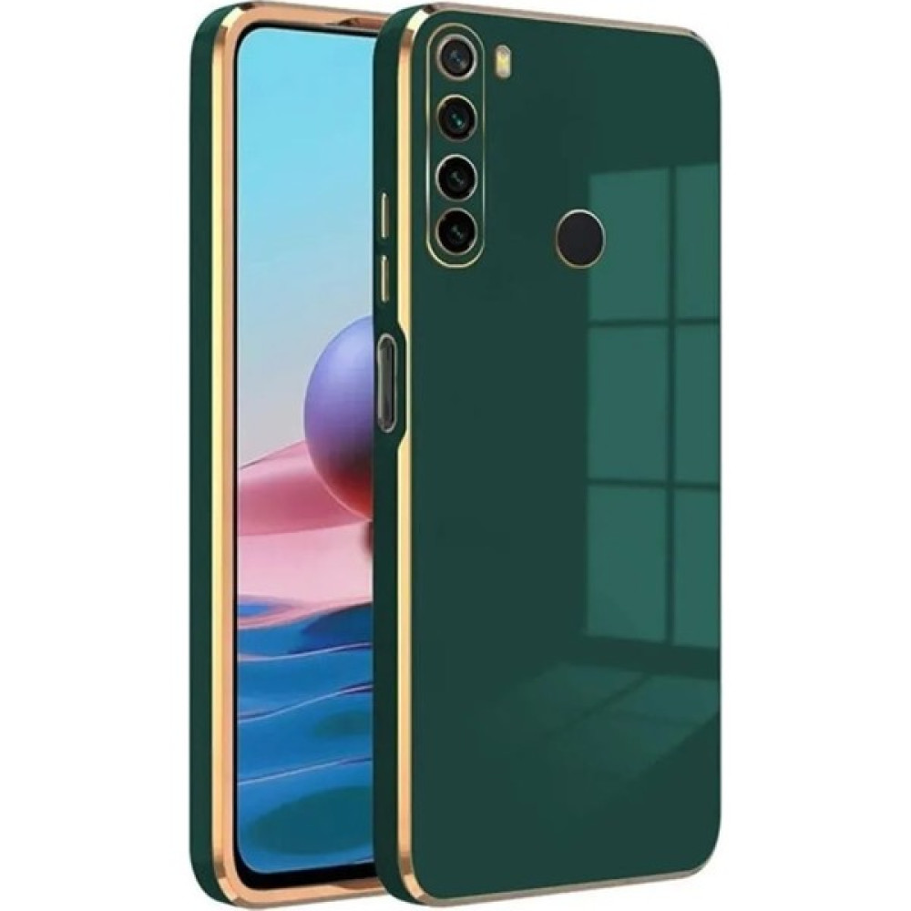 Tria Redmi Note 8 Uyumlu Luxury Yumuşak Silikon Kamera Korumalı Telefon Kılıfı - Haki Cep Telefonu Kılıfı Fiyatı