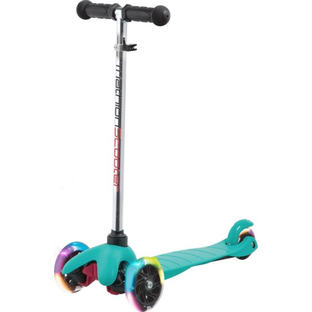 Triathlon T138 7 Renk LED Işıklı 3 Tekerlekli Yükseklik Ayarlı Scooter - Mavi Açık Hava, Deniz ve Spor Oyuncakları Fiyatı