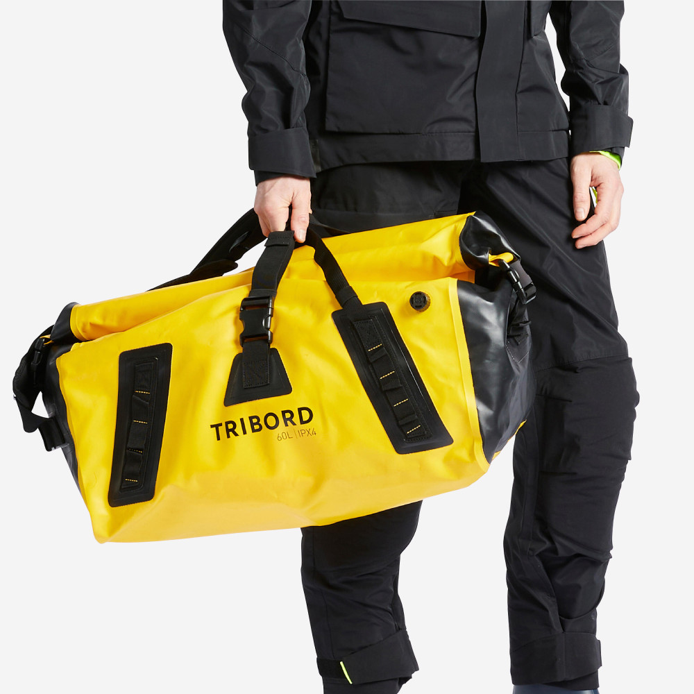 Tribord Yelkenli Seyahat Çantası - Sarı/Siyah - 60 L Diğer Fiyatı