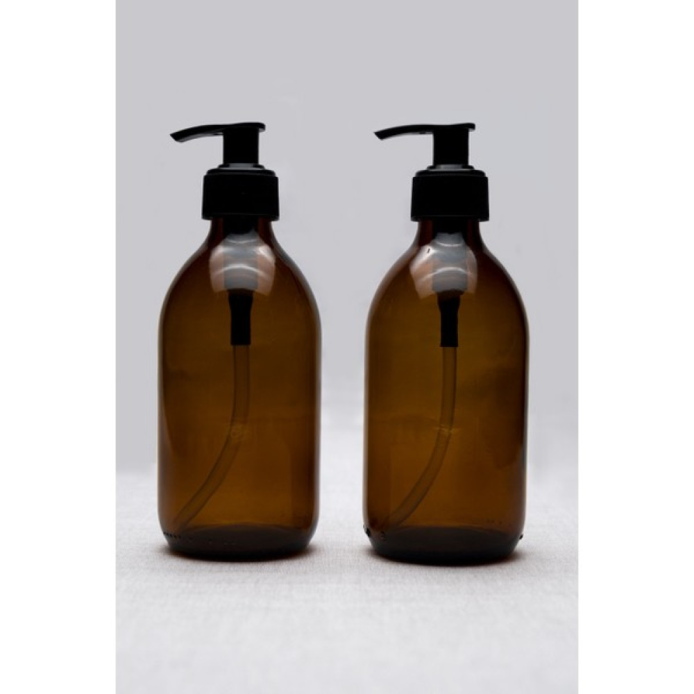 Trichi Design 300 ml Amber Cam Sıvı Sabunluk 2 Adet 66 mm × 170 mm Sabunluk Fiyatı