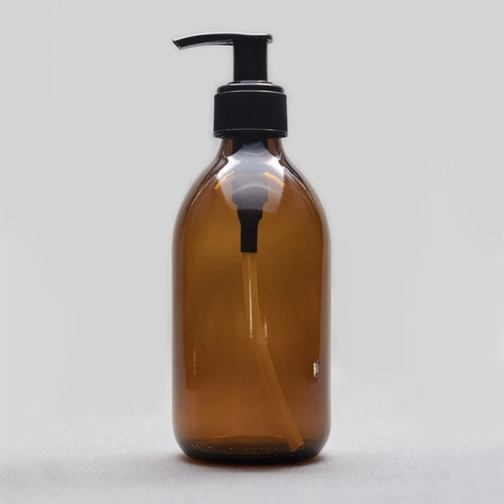 Trichi Design 300ML Kahverengi Cam Sıvı Sabunluk TRCH-350 Sabunluk Fiyatı