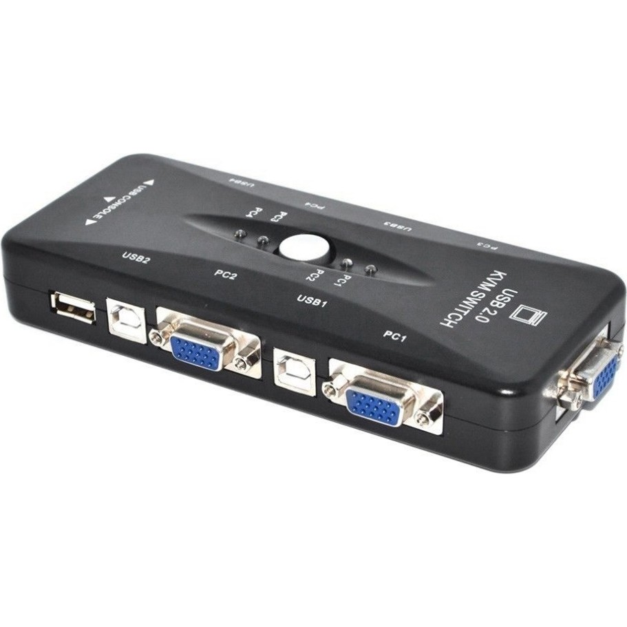 Triline 4 Port Usb Kvm Switch 4Pc Tek Monitör Kontrol Monitör Fiyatı