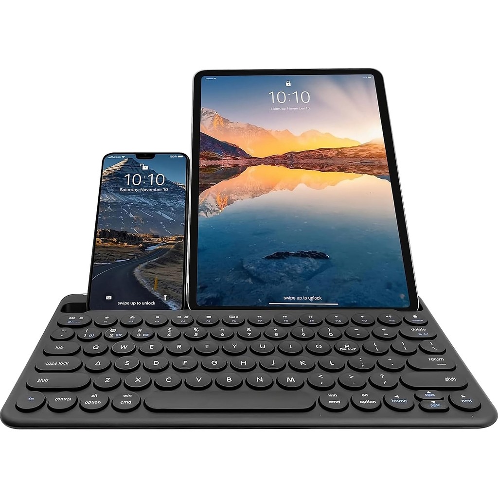 Triline 78 Yuvarlak Tuşlu Ingilizce Bluetooth Tablet Telefon Klavyesi Şarjlı Mini Boy 29X16CM Oyuncu Klavyesi Fiyatı
