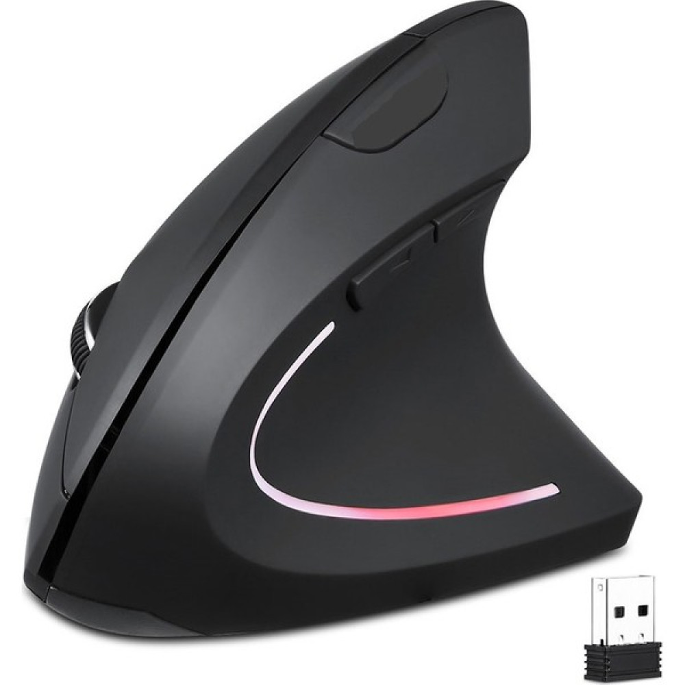 TriLine Kablosuz JSY-1 1600DPI Ergonomik Dikey Mouse - Siyah Klavye - Mouse Fiyatı