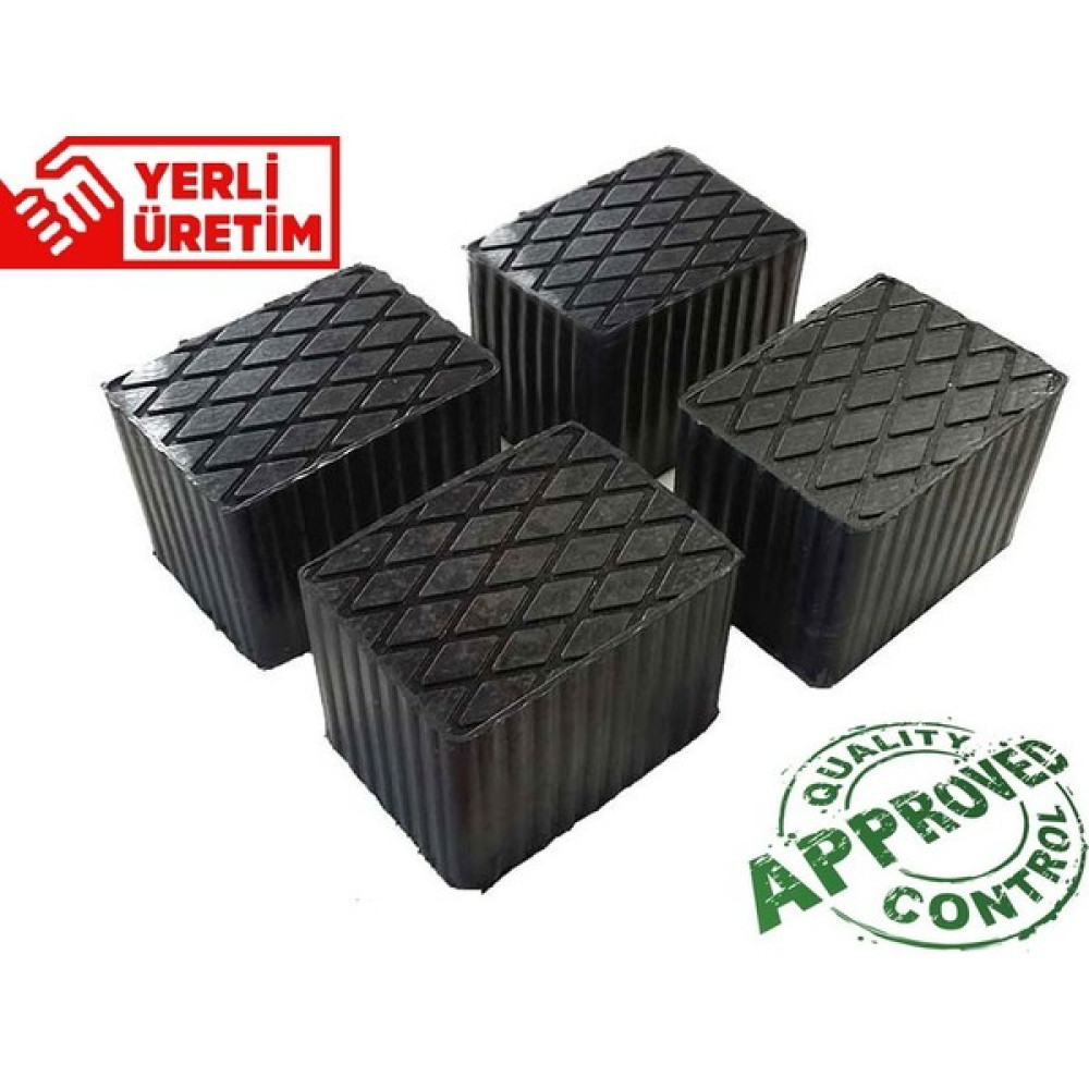 Trimex Kauçuk Lift Takozu 160X120 Yükseklik 120MM 4 Adet Lastikler Fiyatı
