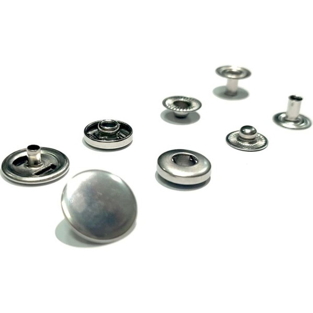 Trimist 15 mm Kapak 4'lü Çıtçıt Set (Alt Parçalar 12,5 Mm)- Paslanmaz Çelik - 100 Takım Oyun & Hobi Fiyatı