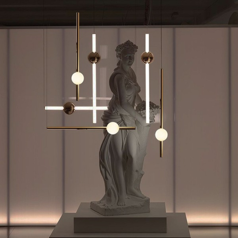 Triolux TRV83071 Pro 120*100 cm LED Avize Sarkıt Lux Queen - Işık Rengi 4000K Doğal Beyaz - Antrasit Avize Fiyatı