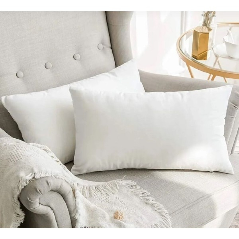 Trioport 2 Adet Smooth Kırlent Iç Yastığı Elyaf Dolgulu 30X50CM - 30 x 50 cm - Beyaz Yastık Fiyatı
