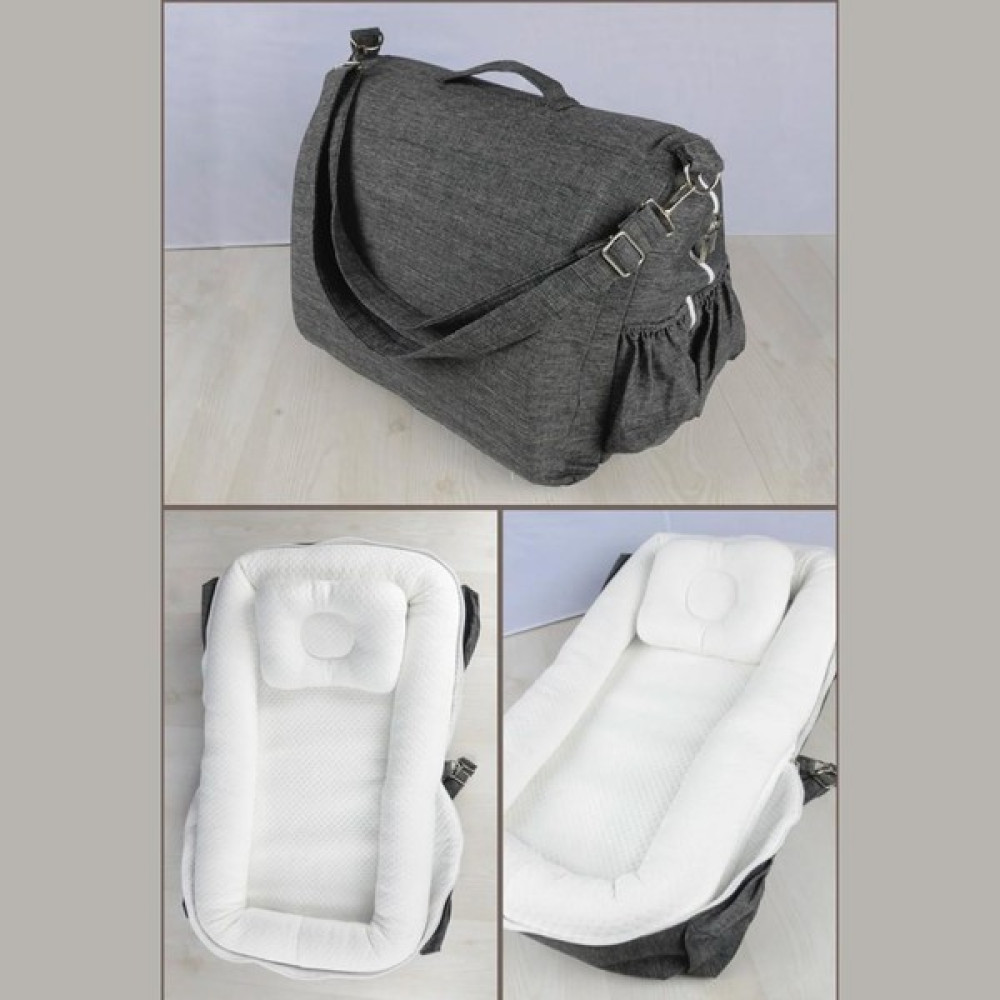 Trioport Çantalı Taşınabilir Reflüü Yatağı, Babynest, Anne Çantası - 50 x 90 cm Bebek Yatağı Fiyatı
