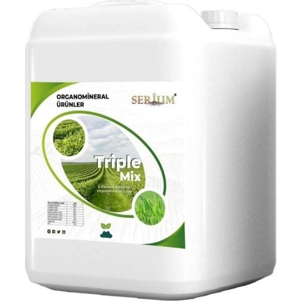 Triple Mix Iz Element Katkılısıvı Organamineral Gübre - 5 Gübre Fiyatı