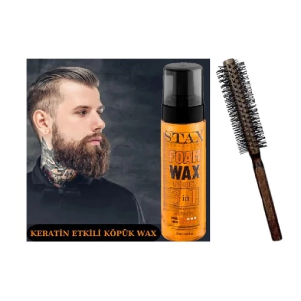 Trıstax Foam Wax 3In1 Keratın Sac Kopugu 237 Ml Ozel Fon Fırcalı Set Saç Şekillendirici Köpük Fiyatı