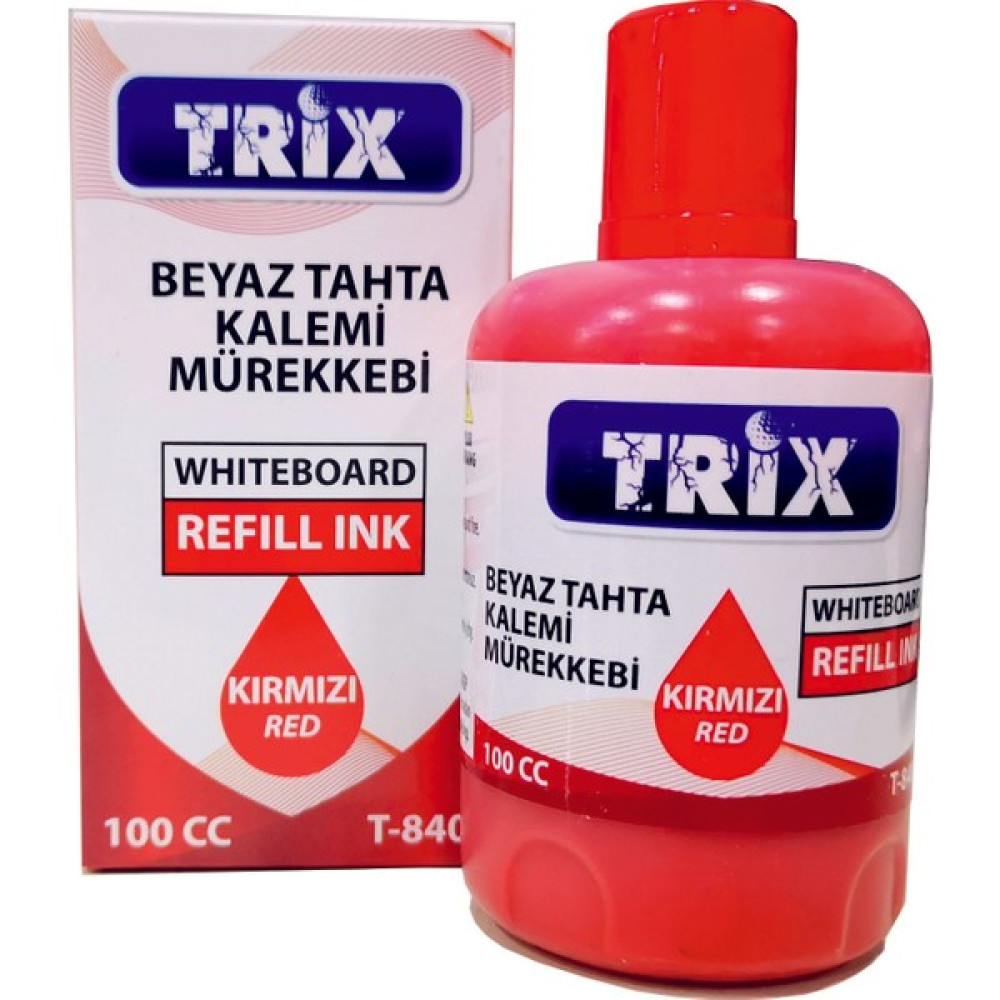 Trix Beyaz Tahta Kalemi Mürekkebi 100 ml Kırmızı Kalem Kartuşu & Mürekkebi Fiyatı