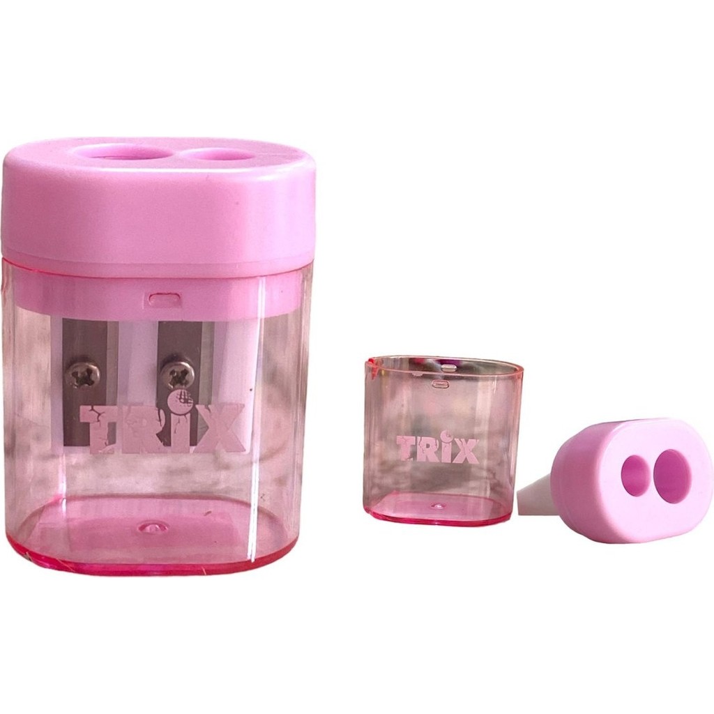 Trix Hazneli Oval Kalemtıraş – Renk Seçenekli - 1 Adet - Pembe Kalem & Yazı Gereçleri Fiyatı